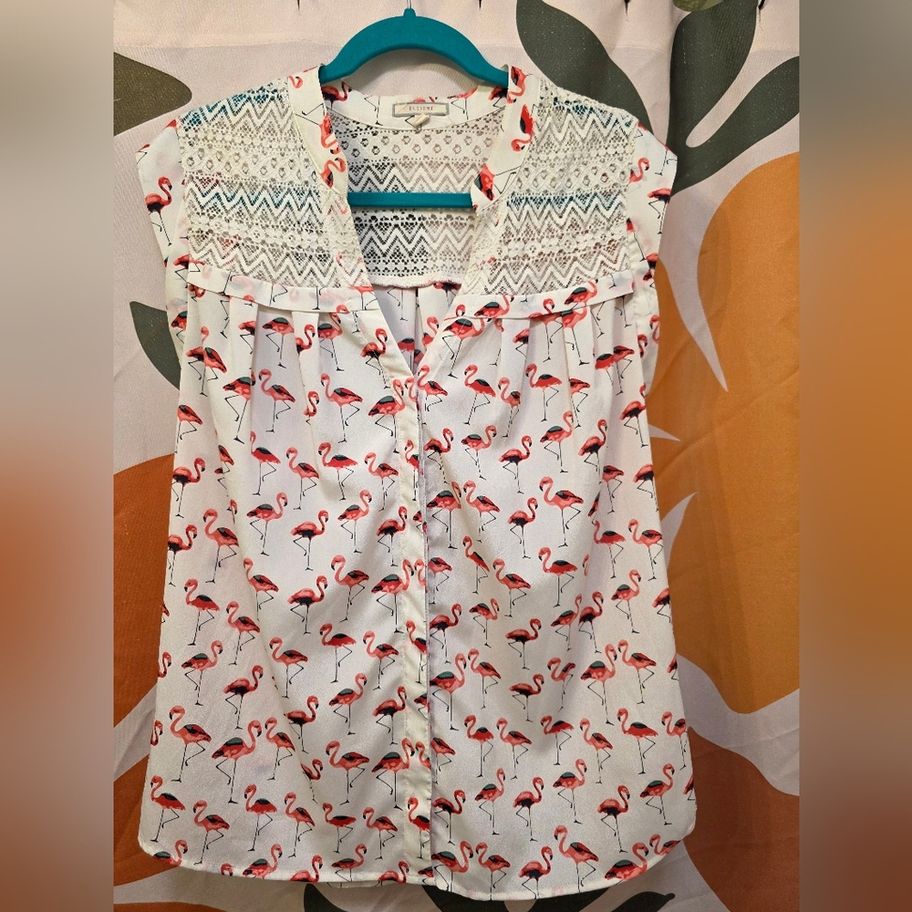 Flamingo Blouse